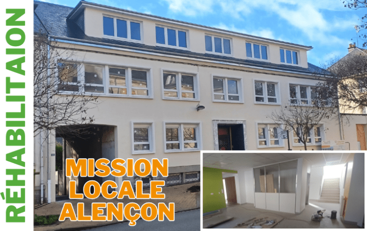 Réhabilitation Mission locale à Alencon