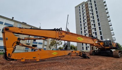 Lancement de la déconstruction de la tour Alsace-Lorraine à Argentan