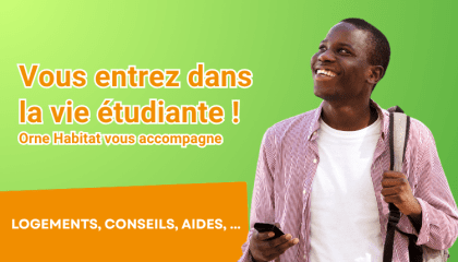 Futurs étudiants, Orne Habitat vous accompagne !