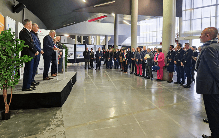 Cérémonie de la première pierre de la future caserne de gendarmerie Alencon