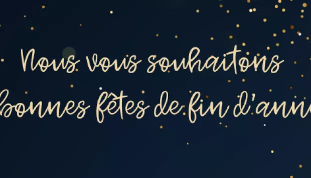 Heureuses fêtes de fin d'année !